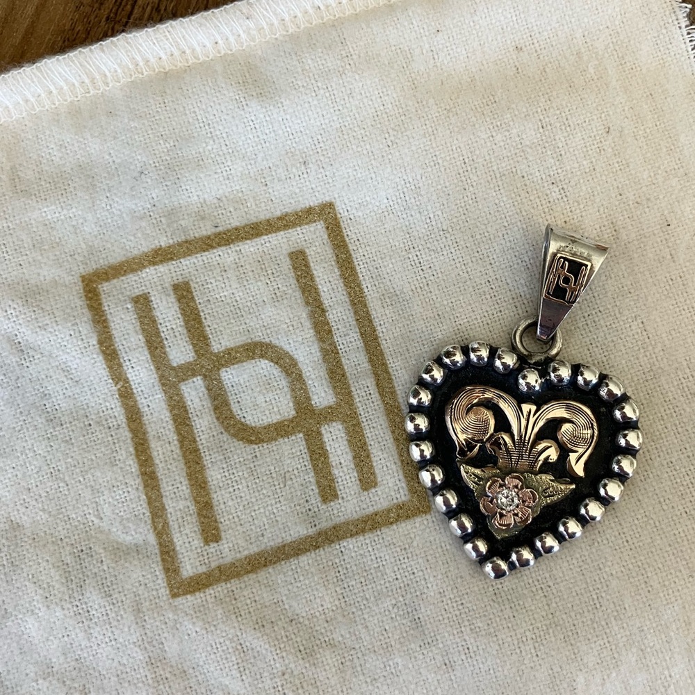 Hyo Silver Heart Pendant (chain not included)